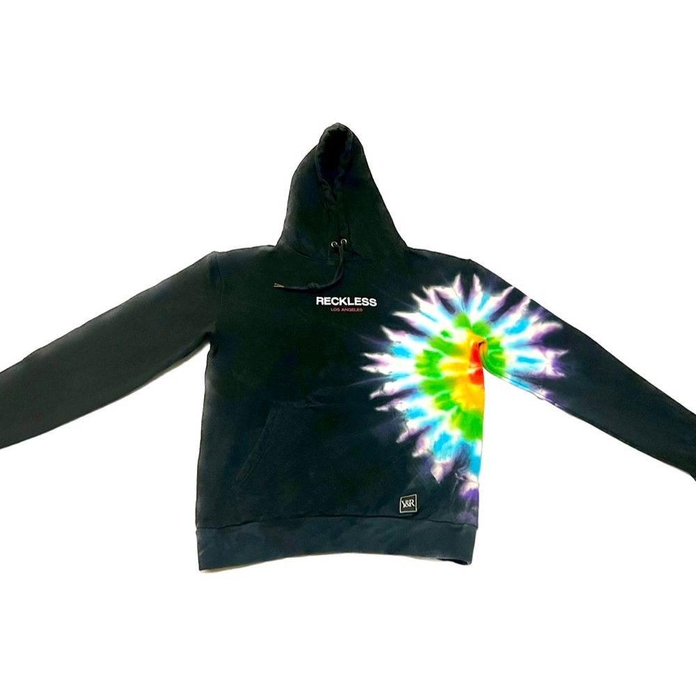 Young & Reckless Hoodie with tie dye burst 💥